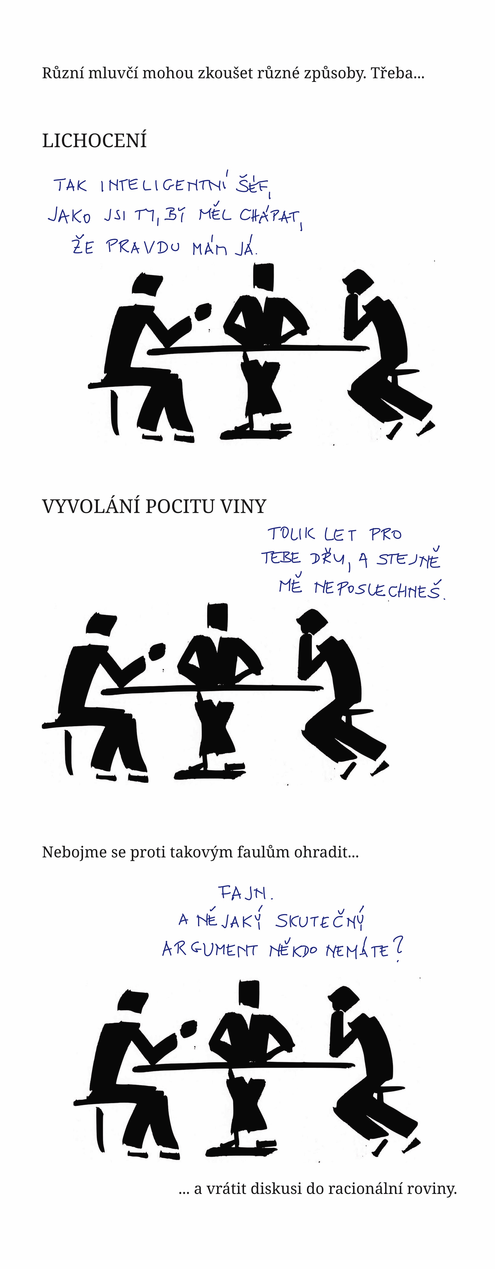 Rétorické přestupky: apel na emoce